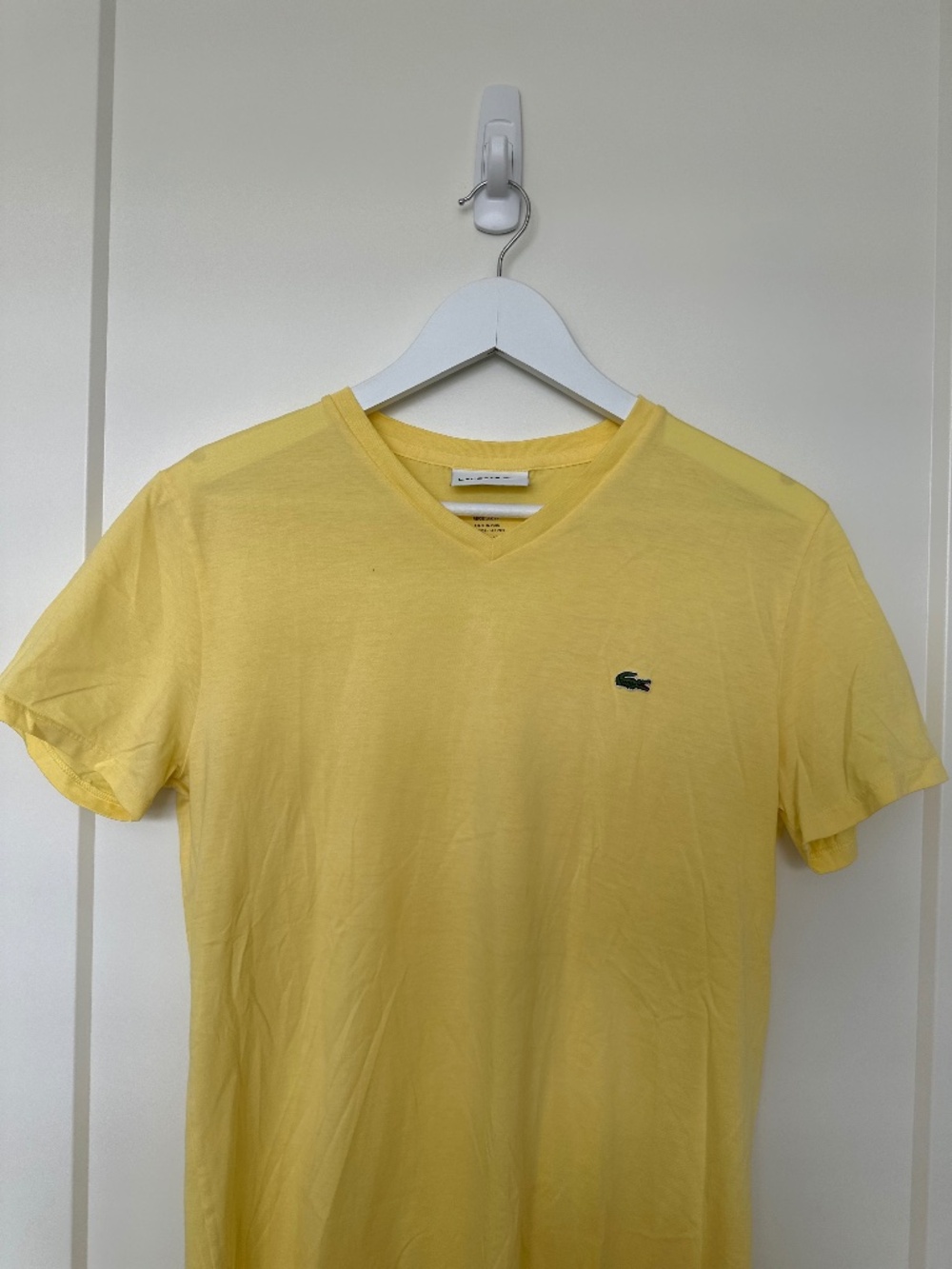 Lacoste V-Neck T-Shirt (Men's 3 / Small)